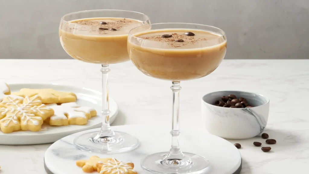 A picture of an Espresso Eggnog Martini